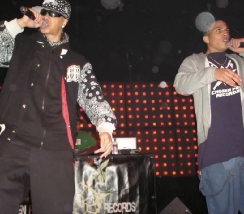 Capuz and Gamma live on stage — Chosenfewrecords showcase, opening for Bootcamp Clique